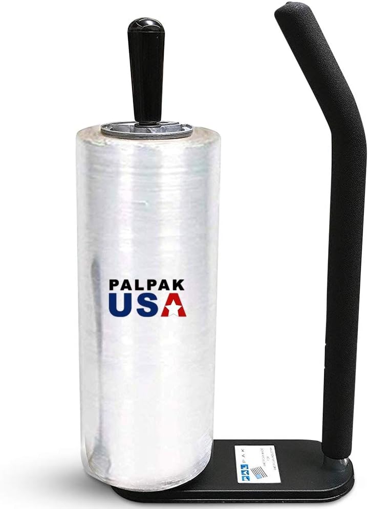 PalPak Store 300 BACKSAVER - Best Selling Stretch Film Dispenser with Extended Handle, Industrial Strength for Packing Wrap, Holds 14"-20" Rolls with Adjustment Furniture, Boxes & Pallets (1 Pack) - Image 1